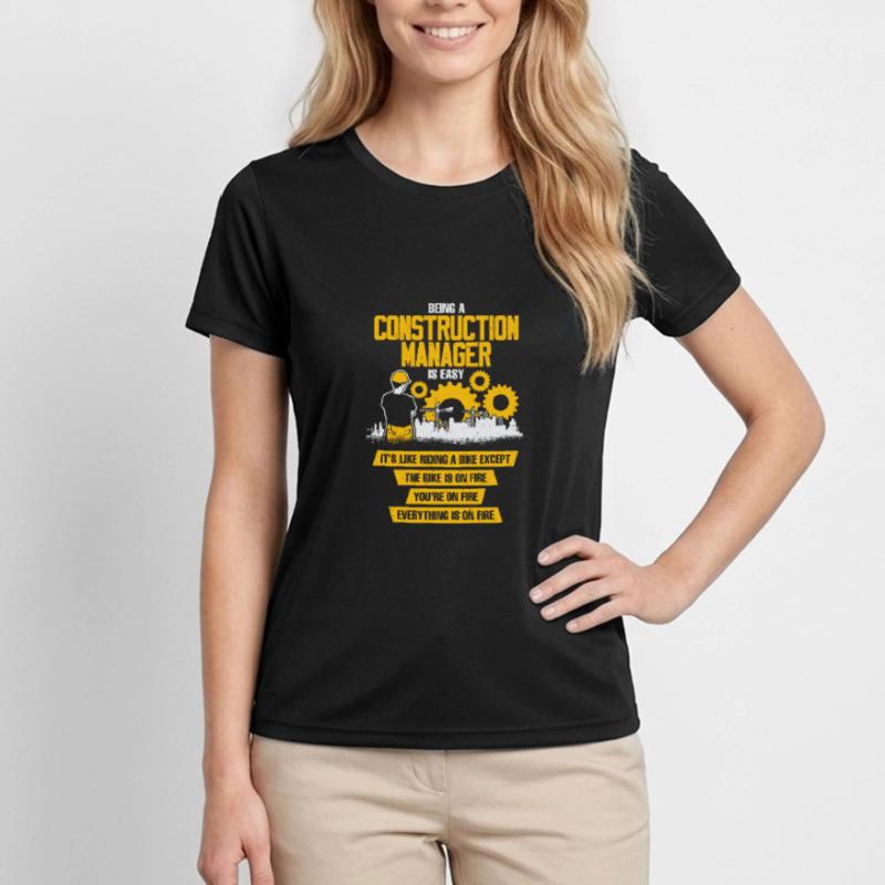 Construction Site Profession Construction Manager Construction Manager Gift Women's Functional T-Shirt