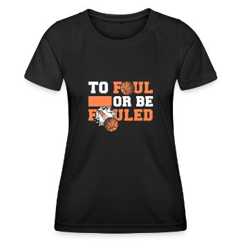 Basketball Basketballer - Frauen Funktions-T-Shirt - Schwarz - Vorne - AI Model Female 172 light (172cm)