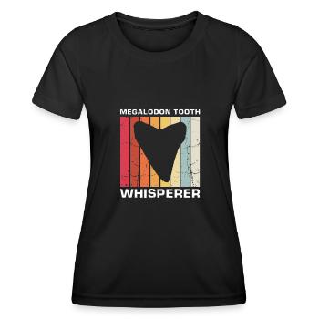 Fossil Archaeology Design Fossils Fossil Hunters - Women's Functional T-Shirt - black - Front - AI Model Female 172 light (172cm)