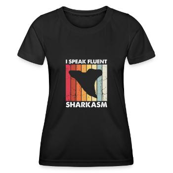 Fossil Archaeology Design Fossils Fossil Hunters - Women's Functional T-Shirt - black - Front - AI Model Female 172 light (172cm)