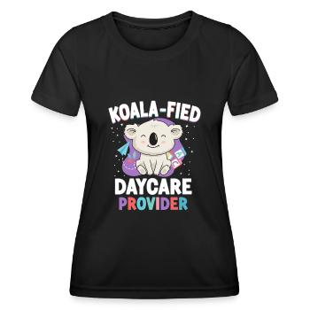 Childcare Daycare Provider Teacher - Women's Functional T-Shirt - black - Front - AI Model Female 172 light (172cm)