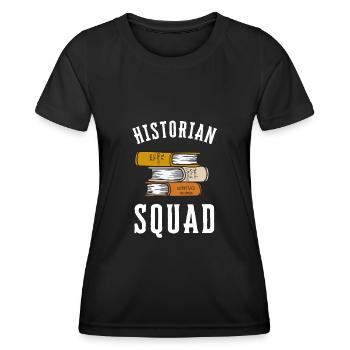 Historien de recherche Conservateur de musée et archiviste - T-shirt sport Femme - noir - Devant - AI Model Female 172 light (172cm)