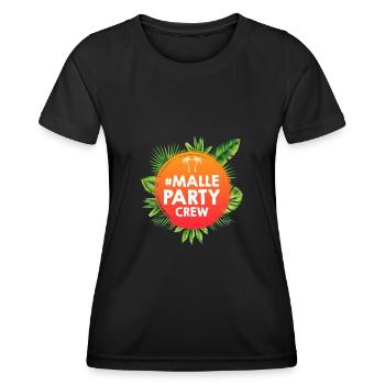 Malle Party Crew - Women's Functional T-Shirt - black - Front - AI Model Female 172 light (172cm)