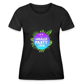 Malle Party Crew - Women's Functional T-Shirt - black - Front - AI Model Female 172 light (172cm)