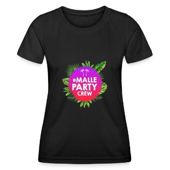 Malle Party Crew - Women's Functional T-Shirt - black - Front - AI Model Female 172 light (172cm)