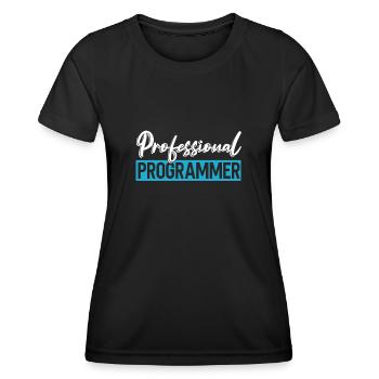 Programmierer Coder Software Entwickler - Frauen Funktions-T-Shirt - Schwarz - Vorne - AI Model Female 172 light (172cm)