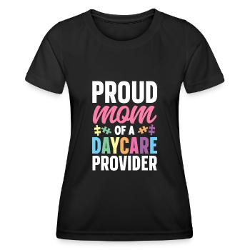 Childcare Daycare Provider Teacher - Women's Functional T-Shirt - black - Front - AI Model Female 172 light (172cm)
