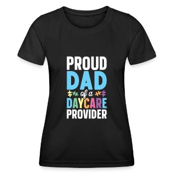 Childcare Daycare Provider Teacher - Women's Functional T-Shirt - black - Front - AI Model Female 172 light (172cm)