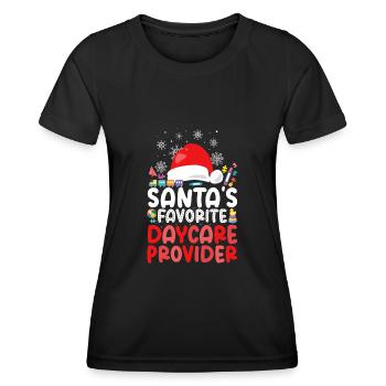Childcare Daycare Provider Teacher - Women's Functional T-Shirt - black - Front - AI Model Female 172 light (172cm)