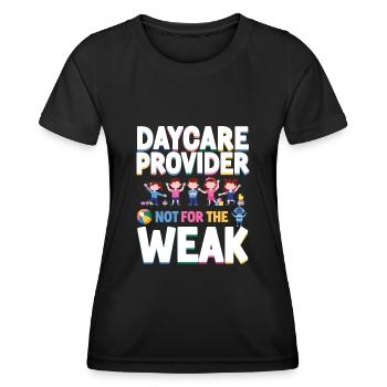 Childcare Daycare Provider Teacher - Women's Functional T-Shirt - black - Front - AI Model Female 172 light (172cm)