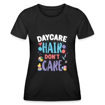 Childcare Daycare Provider Teacher - Women's Functional T-Shirt - black - Front - AI Model Female 172 light (172cm)