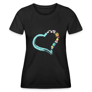 Childcare Daycare Provider Teacher - Women's Functional T-Shirt - black - Front - AI Model Female 172 light (172cm)