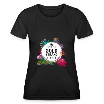 Golden Sands 2022 Colorful - Women's Functional T-Shirt - black - Front - AI Model Female 172 light (172cm)