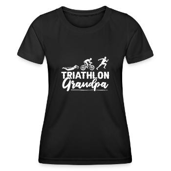 Triathlon - T-shirt sport Femme - noir - Devant - AI Model Female 172 light (172cm)