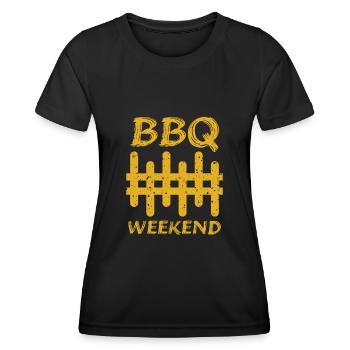 BBQ Weekend Grill Grill Maître - T-shirt sport Femme - noir - Devant - AI Model Female 172 light (172cm)