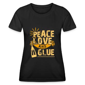 Modellbau Tabletop Spruch Modellbauer - Frauen Funktions-T-Shirt - Schwarz - Vorne - AI Model Female 172 light (172cm)