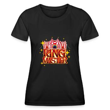 Manegemeister Circus Circus Circus Artists - Women's Functional T-Shirt - black - Front - AI Model Female 172 light (172cm)