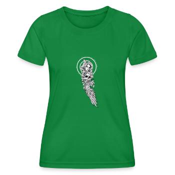 Viking Seer I Walhalla Asgard Motif pour - T-shirt sport Femme - vert - Devant - AI Model Female 172 dark (172cm)