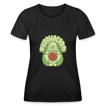 Buddha Buddhist Buddhismus - Frauen Funktions-T-Shirt - Schwarz - Vorne - AI Model Female 172 light (172cm)