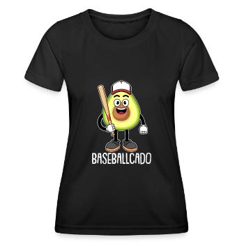 Base-ball - T-shirt sport Femme - noir - Devant - AI Model Female 172 light (172cm)