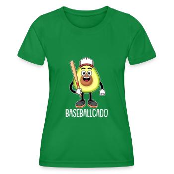 Baseball - Frauen Funktions-T-Shirt - Kelly Green - Vorne - AI Model Female 172 dark (172cm)
