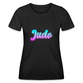 Judo - T-shirt sport Femme - noir - Devant - AI Model Female 172 light (172cm)