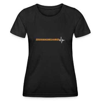 Cutting machine operator - Women's Functional T-Shirt - black - Front - AI Model Female 172 light (172cm)