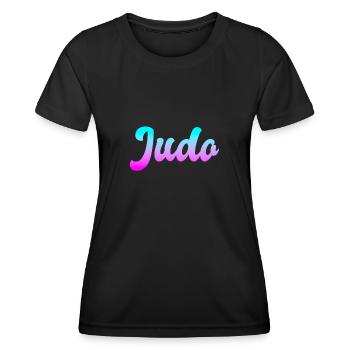 Judo - Women's Functional T-Shirt - black - Front - AI Model Female 172 light (172cm)