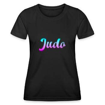 Judo - Women's Functional T-Shirt - black - Front - AI Model Female 172 light (172cm)
