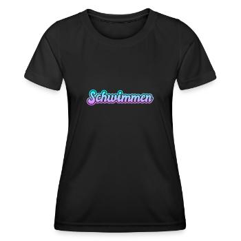 Nager - T-shirt sport Femme - noir - Devant - AI Model Female 172 light (172cm)