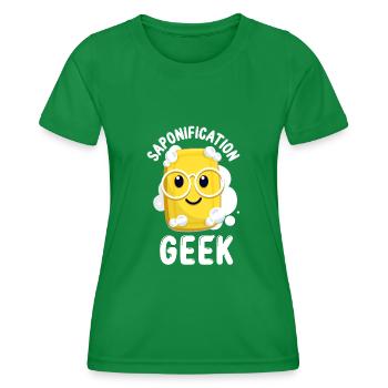 Soap Making Crafting - Women's Functional T-Shirt - kelly green - Front - AI Model Female 172 dark (172cm)