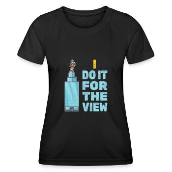 Elektriker Elektrotechniker Elektroniker - Frauen Funktions-T-Shirt - Schwarz - Vorne - AI Model Female 172 light (172cm)