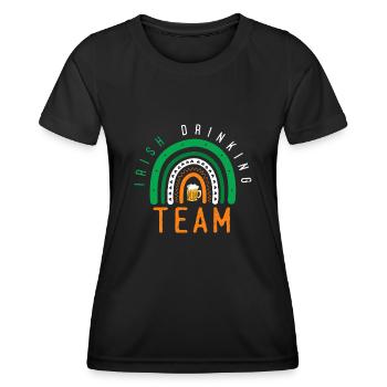 Irish Drinking Team - Women's Functional T-Shirt - black - Front - AI Model Female 172 light (172cm)