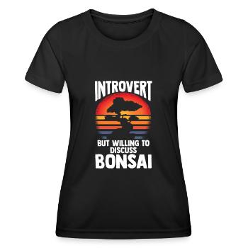 Bonsai Tree - Women's Functional T-Shirt - black - Front - AI Model Female 172 light (172cm)