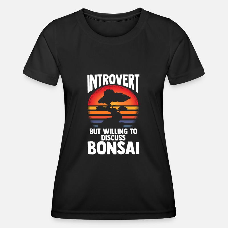 Bonsai Tree - Women's Functional T-Shirt - black