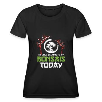 Bonsai Tree - Women's Functional T-Shirt - black - Front - AI Model Female 172 light (172cm)