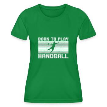 Handball - T-shirt sport Femme - vert - Devant - AI Model Female 172 dark (172cm)
