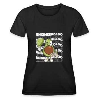 Engineer Master Technician Diploma - Women's Functional T-Shirt - black - Front - AI Model Female 172 light (172cm)