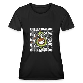 Billard 8 boules - T-shirt sport Femme - noir - Devant - AI Model Female 172 light (172cm)