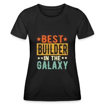 Best Construction Worker ever Construction Worker Gift - Women's Functional T-Shirt - black - Front - AI Model Female 172 light (172cm)