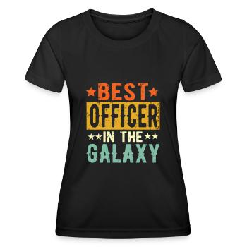 Best Officer ever Officer Gift - Women's Functional T-Shirt - black - Front - AI Model Female 172 light (172cm)