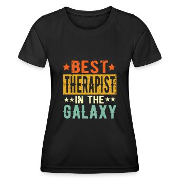 Best Therapist ever Therapist Gift - Women's Functional T-Shirt - black - Front - AI Model Female 172 light (172cm)