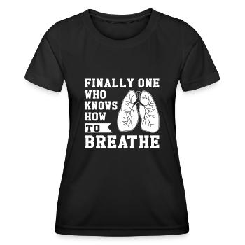 Respiratory therapists Respiratory therapist Occupational therapists - Women's Functional T-Shirt - black - Front - AI Model Female 172 light (172cm)
