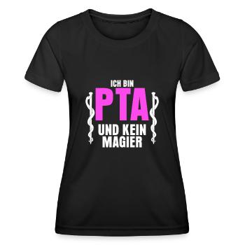 PTA Spruch Apothker Apotheke - Frauen Funktions-T-Shirt - Schwarz - Vorne - AI Model Female 172 light (172cm)