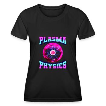 Physik Physiker - Frauen Funktions-T-Shirt - Schwarz - Vorne - AI Model Female 172 light (172cm)