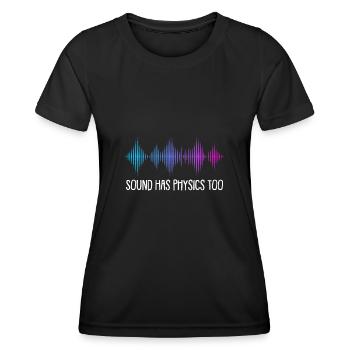 Physik Physiker - Frauen Funktions-T-Shirt - Schwarz - Vorne - AI Model Female 172 light (172cm)