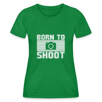 Fotografieren - Frauen Funktions-T-Shirt - Kelly Green - Vorne - AI Model Female 172 dark (172cm)
