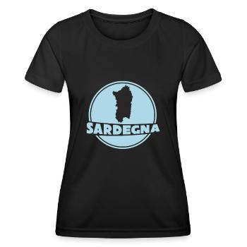 Sardegna Island Sardinia Sardinia - Women's Functional T-Shirt - black - Front - AI Model Female 172 light (172cm)