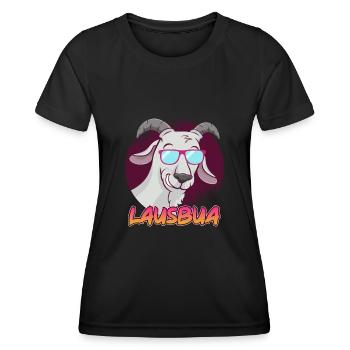 Lausbub - Frauen Funktions-T-Shirt - Schwarz - Vorne - AI Model Female 172 light (172cm)