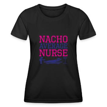 Krankenschwester Krankenhaus Not - Frauen Funktions-T-Shirt - Schwarz - Vorne - AI Model Female 172 light (172cm)